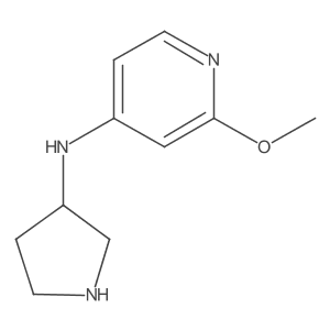 2-Methoxy-N-3-pyrrolidinyl-4-pyridinamine Structure