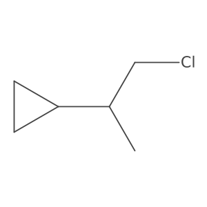 (1-Chloropropan-2-YL)cyclopropane结构式