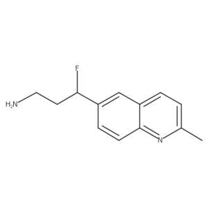 3-Fluoro-3-(2-methylquinolin-6-yl)propan-1-amine Structure