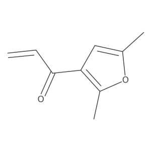 1-(2,5-Dimethylfuran-3-yl)prop-2-en-1-one结构式