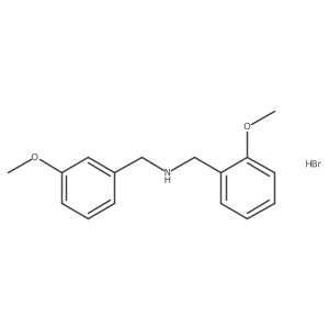 N-(3-methoxybenzyl)-1-(2-methoxyphenyl)methanamine hydrobromide Structure