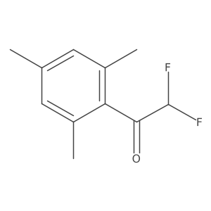 2,2-Difluoro-1-(2,4,6-trimethyl-phenyl)-ethanone Structure