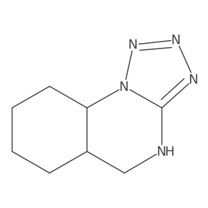 4H,5H,5aH,6H,7H,8H,9H,9aH-[1,2,3,4]tetrazolo[1,5-a]quinazoline结构式