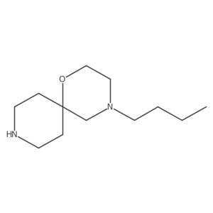 4-Butyl-1-oxa-4,9-diazaspiro[5.5]undecane结构式