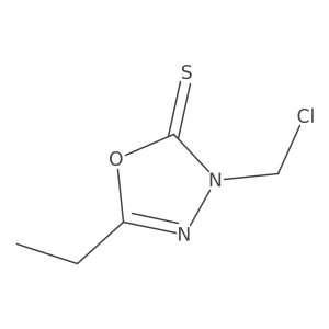 3-(Chloromethyl)-5-ethyl-1,3,4-oxadiazole-2(3H)-thione Structure