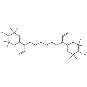 4,4a(2)-[1,6-Hexanediylbis(formylimino)]bis[2,2,6,6-tetramethyl-1-piperidinyloxy]结构式