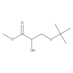 Methyl 3-(tert-butoxy)-2-hydroxypropanoate结构式