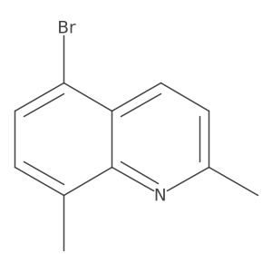 5-Bromo-2,8-dimethylquinoline结构式