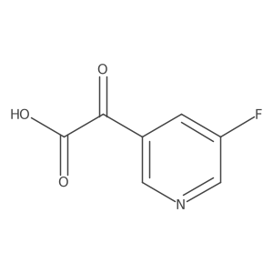 2-(5-Fluoropyridin-3-yl)-2-oxoacetic acid结构式
