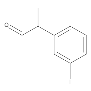 2-(3-Iodophenyl)propanal Structure