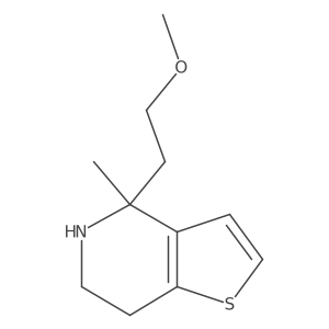 4-(2-Methoxyethyl)-4-methyl-4H,5H,6H,7H-thieno[3,2-c]pyridine Structure