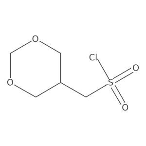 (1,3-Dioxan-5-yl)methanesulfonyl chloride Structure