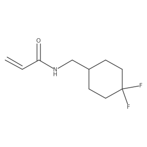 N-[(4,4-Difluorocyclohexyl)methyl]prop-2-enamide结构式
