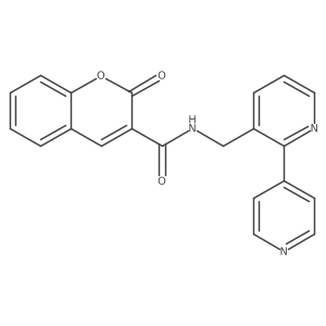 N-([2,4'-bipyridin]-3-ylmethyl)-2-oxo-2H-chromene-3-carboxamide Structure