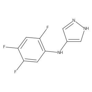 N-(2,4,5-Trifluorophenyl)-1H-pyrazol-4-amine Structure