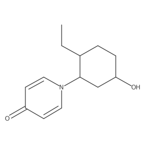 1-(2-Ethyl-5-hydroxycyclohexyl)-1,4-dihydropyridin-4-one结构式