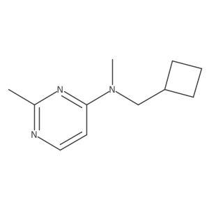 N-(cyclobutylmethyl)-N,2-dimethylpyrimidin-4-amine Structure