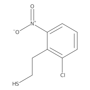 2-(2-Chloro-6-nitrophenyl)ethane-1-thiol结构式