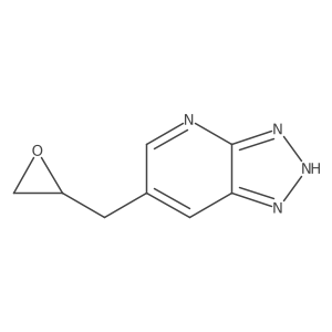6-[(oxiran-2-yl)methyl]-3H-[1,2,3]triazolo[4,5-b]pyridine Structure