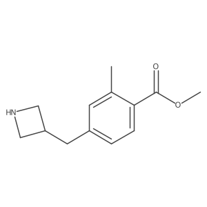 Methyl 4-[(azetidin-3-yl)methyl]-2-methylbenzoate Structure