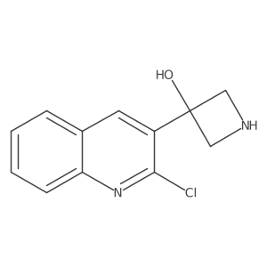 3-(2-Chloroquinolin-3-yl)azetidin-3-ol Structure