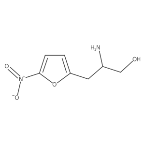 2-Amino-3-(5-nitrofuran-2-yl)propan-1-ol结构式