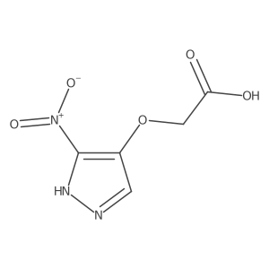 2-[(3-nitro-1H-pyrazol-4-yl)oxy]acetic acid Structure
