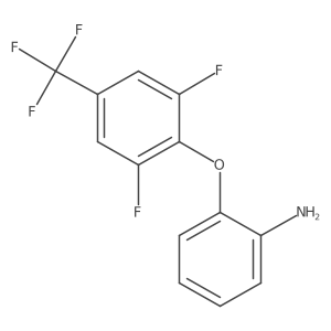 2-[2,6-Difluoro-4-(trifluoromethyl)phenoxy]aniline结构式