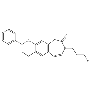 3-(3-chloropropyl)-7-methoxy-8-phenylmethoxy-1H-3-benzazepin-2-one结构式