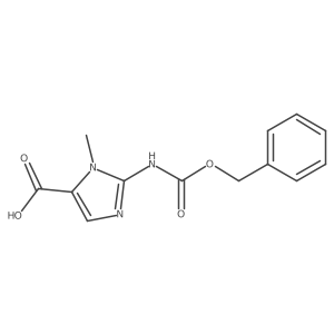 2-{[(benzyloxy)carbonyl]amino}-1-methyl-1H-imidazole-5-carboxylic acid结构式