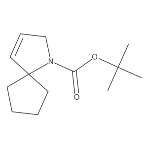 Tert-butyl 1-azaspiro[4.4]non-3-ene-1-carboxylate结构式