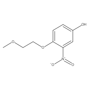 4-(2-Methoxyethoxy)-3-nitrophenol Structure