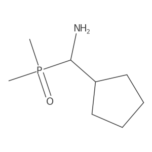 (R)-cyclopentyl(dimethylphosphoryl)methanamine结构式