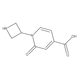 1-(Azetidin-3-yl)-2-oxo-1,2-dihydropyridine-4-carboxylic acid Structure