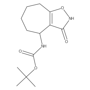 tert-butyl N-{3-hydroxy-4H,5H,6H,7H,8H-cyclohepta[d][1,2]oxazol-4-yl}carbamate Structure