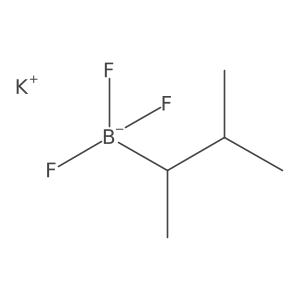 Potassium trifluoro(3-methylbutan-2-yl)borate Structure