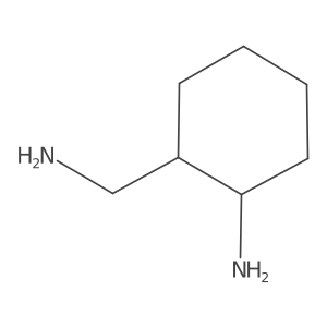 (1S,2S)-2-(aminomethyl)cyclohexan-1-amine结构式