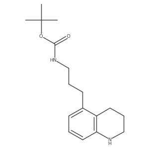 Tert-butyl N-[3-(1,2,3,4-tetrahydroquinolin-5-yl)propyl]carbamate Structure