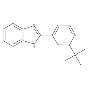 2-(2-(tert-Butyl)pyridin-4-yl)-1H-benzo[d]imidazole结构式