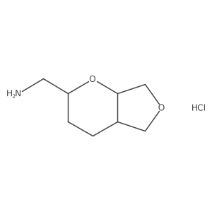 1-{hexahydro-2H-furo[3,4-b]pyran-2-yl}methanamine hydrochloride结构式