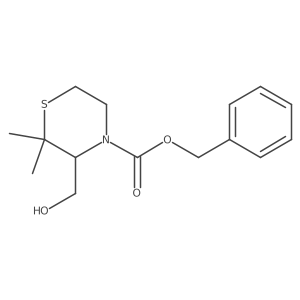 benzyl (3S)-3-(hydroxymethyl)-2,2-dimethylthiomorpholine-4-carboxylate Structure