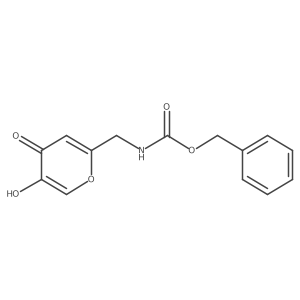 benzyl N-[(5-hydroxy-4-oxo-4H-pyran-2-yl)methyl]carbamate结构式