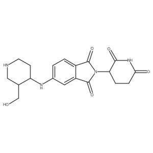 2-(2,6-dioxopiperidin-3-yl)-5-{[3-(hydroxymethyl)piperidin-4-yl]amino}-2,3-dihydro-1H-isoindole-1,3-dione Structure