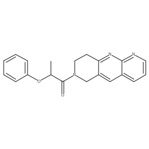 2-phenoxy-1-{6H,7H,8H,9H-pyrido[2,3-b]1,6-naphthyridin-7-yl}propan-1-one Structure