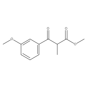 Methyl 3-(3-methoxyphenyl)-2-methyl-3-oxopropanoate Structure