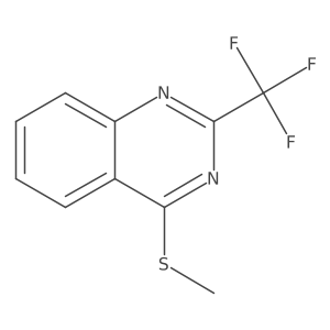 4-(Methylthio)-2-(trifluoromethyl)quinazoline结构式