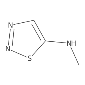 N-Methyl-1,2,3-thiadiazol-5-amine结构式