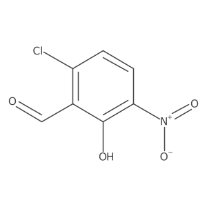 6-Chloro-2-hydroxy-3-nitrobenzaldehyde结构式