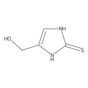 2H-Imidazole-2-thione, 1,3-dihydro-4-(hydroxymethyl)- Structure
