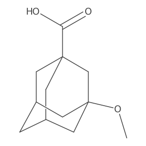 3-Methoxyadamantane-1-carboxylic acid Structure